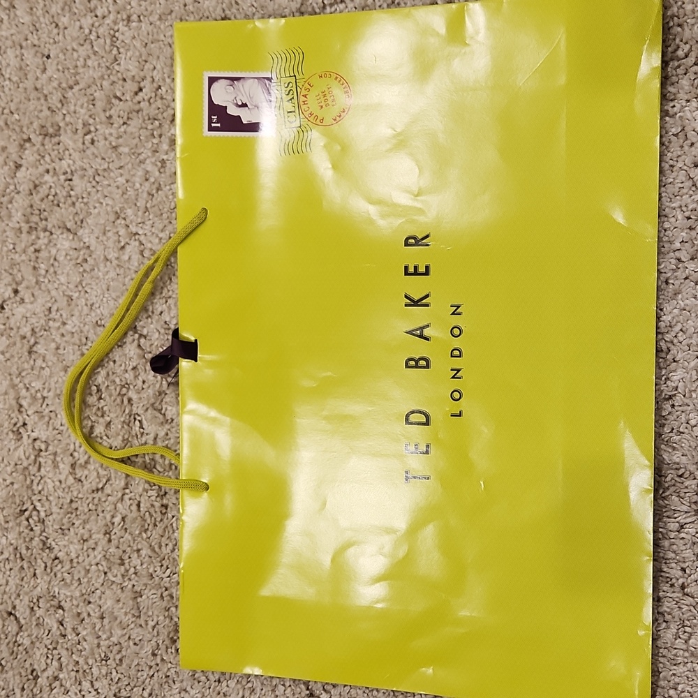 Ted Baker London paper shopping bag